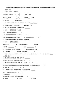 安徽省宿州市砀山县实验小学2023届三年级数学第二学期期末调研模拟试题含解析