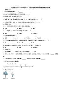 定结县2022-2023学年三下数学期末教学质量检测模拟试题含解析