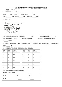 山东省滨州邹平市2023届三下数学期末考试试题含解析