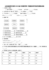 山东省德州市乐陵市2023届三年级数学第二学期期末教学质量检测模拟试题含解析