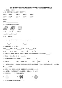 山东省菏泽市成武县文亭实验学校2023届三下数学期末联考试题含解析