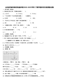 山东省济南市商河县龙桑寺镇2022-2023学年三下数学期末综合测试模拟试题含解析