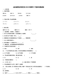 山东省青岛市四方区2023年数学三下期末经典试题含解析