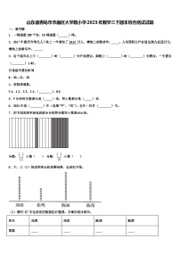 山东省青岛市市南区大学路小学2023年数学三下期末综合测试试题含解析