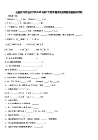 山西省吕梁地区兴县2023届三下数学期末质量跟踪监视模拟试题含解析