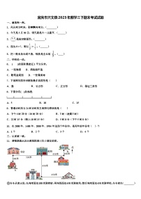 宜宾市兴文县2023年数学三下期末考试试题含解析