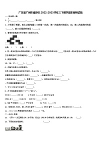 广东省广州市南沙区2022-2023学年三下数学期末调研试题含解析