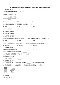 广东省东莞市虎门2023年数学三下期末学业质量监测模拟试题含解析