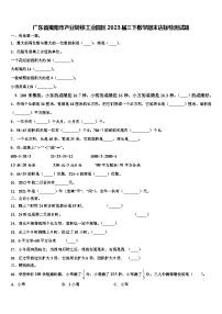 广东省揭阳市产业转移工业园区2023届三下数学期末达标检测试题含解析