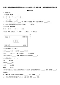 恩施土家族苗族自治州咸丰县2022-2023学年三年级数学第二学期期末教学质量检测模拟试题含解析