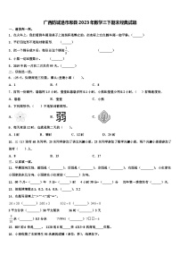 广西防城港市思县2023年数学三下期末经典试题含解析