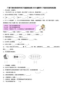 广西广西壮族河池市环江毛南族自治县2023届数学三下期末质量检测试题含解析