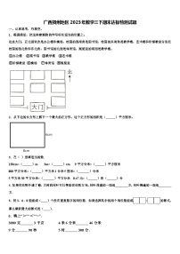 广西贺州地区2023年数学三下期末达标检测试题含解析