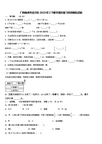 广西梧州市龙圩区2023年三下数学期末复习检测模拟试题含解析