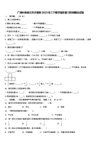 广西壮族崇左市天等县2023年三下数学期末复习检测模拟试题含解析