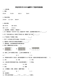 怀化市洪江市2023届数学三下期末检测试题含解析