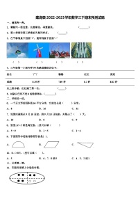 建湖县2022-2023学年数学三下期末预测试题含解析