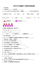 开平市2023届数学三下期末综合测试试题含解析