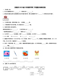 弥勒县2023届三年级数学第二学期期末调研试题含解析