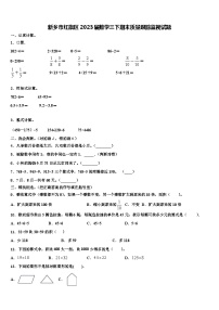 新乡市红旗区2023届数学三下期末质量跟踪监视试题含解析