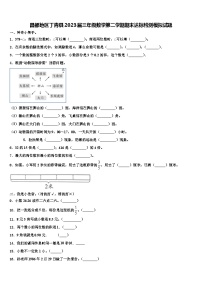 昌都地区丁青县2023届三年级数学第二学期期末达标检测模拟试题含解析