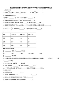 昌吉回族自治州木垒哈萨克自治县2023届三下数学期末联考试题含解析