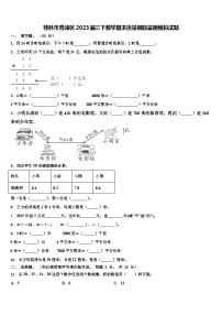 桂林市秀峰区2023届三下数学期末质量跟踪监视模拟试题含解析