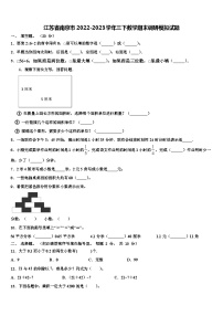 江苏省南京市2022-2023学年三下数学期末调研模拟试题含解析