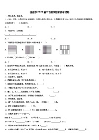 杭州市2023届三下数学期末统考试题含解析