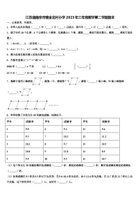 江苏省南京市瑞金北村小学2023年三年级数学第二学期期末含解析