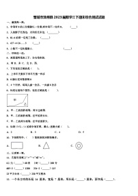 晋城市泽州县2023届数学三下期末综合测试试题含解析