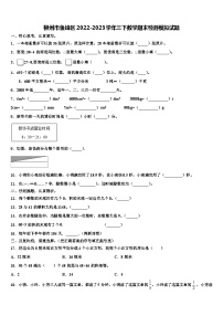 柳州市鱼峰区2022-2023学年三下数学期末检测模拟试题含解析