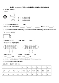 柳州市2022-2023学年三年级数学第二学期期末达标检测试题含解析