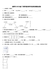 曲阜市2023届三下数学期末教学质量检测模拟试题含解析