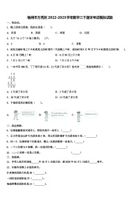 梧州市万秀区2022-2023学年数学三下期末考试模拟试题含解析