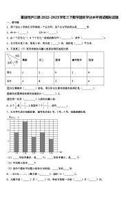 巢湖市庐江县2022-2023学年三下数学期末学业水平测试模拟试题含解析