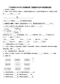 广东东莞市2023年三年级数学第二学期期末学业水平测试模拟试题含解析