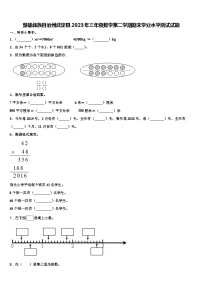 楚雄彝族自治州武定县2023年三年级数学第二学期期末学业水平测试试题含解析