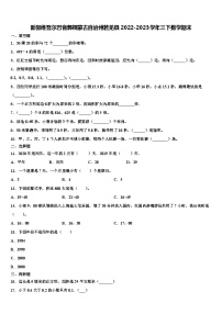 新疆维吾尔巴音郭楞蒙古自治州若羌县2022-2023学年三下数学期末含解析