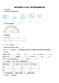 榆林市清涧县2023届三下数学期末调研模拟试题含解析