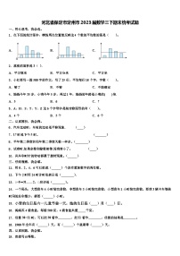 河北省保定市定州市2023届数学三下期末统考试题含解析