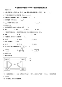 河北省保定市蠡县2023年三下数学期末统考试题含解析