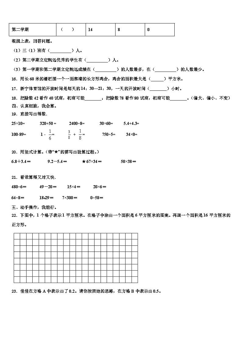 河北省廊坊市文安县2022-2023学年数学三下期末经典模拟试题含解析第2页