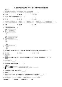 江苏省淮安市涟水县2023届三下数学期末检测试题含解析