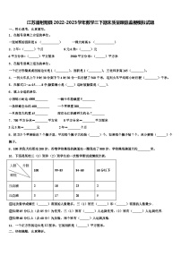 江苏省射阳县2022-2023学年数学三下期末质量跟踪监视模拟试题含解析