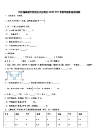 江苏省徐州市经济技术开发区2023年三下数学期末监测试题含解析