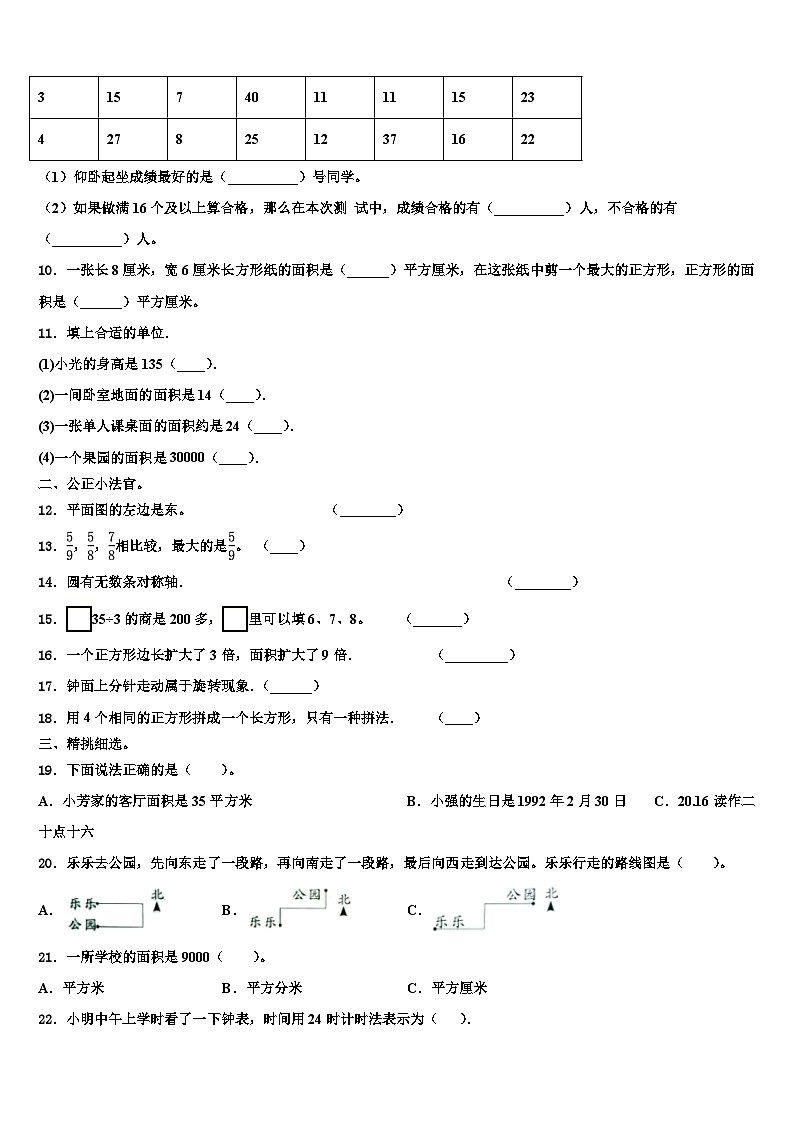 江西省景德镇市浮梁县2023届三下数学期末调研模拟试题含解析02