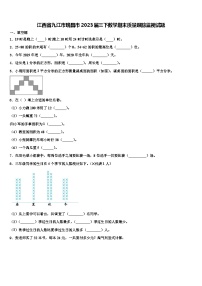 江西省九江市瑞昌市2023届三下数学期末质量跟踪监视试题含解析