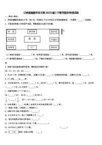 江西省南昌市安义县2023届三下数学期末预测试题含解析