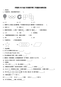 沭阳县2023届三年级数学第二学期期末调研试题含解析